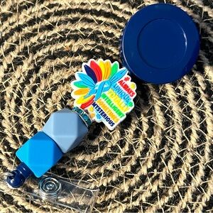 Autism Awareness Badge Reel